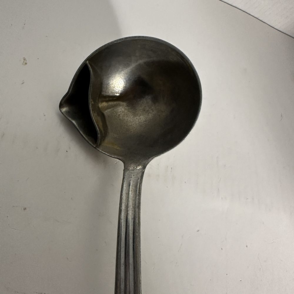 WESTMARK Fat Off Silver Aluminum Ladle Fat‎ Skimmer Spoon Fett-Weg Germany 11"